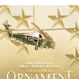 2019 White House Historical HELICOPTER Ornament